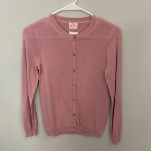 NWT Crewcuts Rose Colored Casey Cardigan Sweater